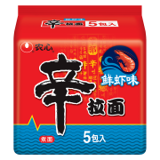 限地区：NONGSHIM 农心 鲜虾口味辛拉面 五连包 120g*5包*11件