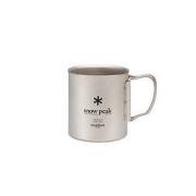 snow peak MG-053R 双层钛杯 银色 450ml