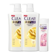 CLEAR 清扬 LUX 力士 柔亮洗发乳 水润丝滑 330ml*2