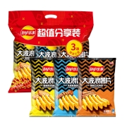乐事 Lay s 大波浪组合包 (鱿鱼+烤翅+五花肉) 70克*3包