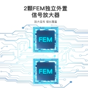 锐捷（Ruijie）wifi信号放大器 1200M双频千兆无线信号扩展 中继器 增强子母路由器 锐捷小兔子星耀E12Pro