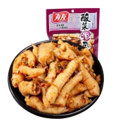 PLUS会员：YUYU 有友 泡凤爪 酸菜味 70g  *6件