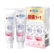 佳洁士锁白牙膏香氛美白去黄去牙渍烟渍口气清新清洁85g*2