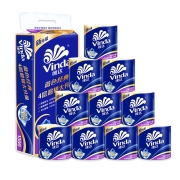 亲子会员：Vinda 维达 蓝色经典系列 有芯卷纸 4层*130g*10卷/提