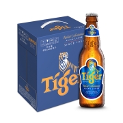 虎牌啤酒（Tiger） 原味480ml*6瓶 （虎年定制礼盒装  喜力旗下品牌  带手提）
