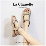 La Chapelle 拉夏贝尔 女士魔术贴休闲凉鞋