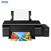 爱普生（EPSON） 墨仓式彩色喷墨打印机家用办公相片原装连供照片打印机 L805影楼商用无线 A4 L805支持wifi无线手机打印