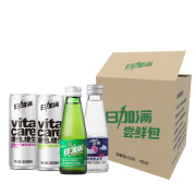 日加满 饮品尝鲜包 含2瓶120ml饮品+2罐250ml维生素饮料