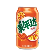 美年达 Mirinda 汽水可乐 碳酸饮料 混入装（橙味330ml*16罐+葡萄味330ml*4罐+青苹果味330ml*4罐）百事出品