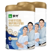 蒙牛 低脂高钙 中老年奶粉 800g*2罐 礼盒装