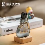 国家图书馆甲骨文小夜灯天气预报风暴瓶桌面装饰摆件卧室办公送人文创礼物 甲骨文天气瓶