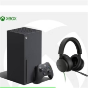 24日20点： Microsoft 微软 国行微软Xbox Series X 游戏机丨XSX & 黑色游戏耳机套装