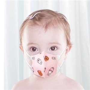 有券的上：金本士 KINBENZ 婴儿口罩 3D立体防护 0-3岁 5个装