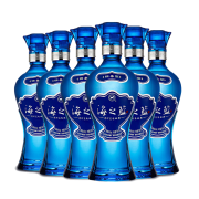 PLUS会员：YANGHE 洋河 海之蓝 蓝色经典 42%vol 绵柔型白酒 520ml*6瓶 整箱装