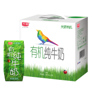 光明 有机纯牛奶 200mL*12盒钻石装*4件