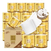88VIP：Breeze 清风 原木金装卷纸 4层128g27卷 *3件
