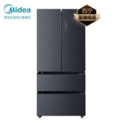 Midea 美的 [19分钟急速净味]美的(Midea)508升 法式多门冰箱 大容量囤货智能杀菌一级能效 BCD-508WTPZM(E)