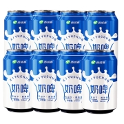 京东极速版： 西域春 特产奶啤300ml*8罐