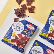 荷美尔（Hormel） 牛肉干 轻享薄切牛肉干 熟食肉脯 休闲零食 办公室零食 网红零食 黑椒小青柠35g*10