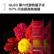 TCL电视 55T8E Max 55英寸QLED原色量子点电视 4+64G 120Hz 4K超清全面屏 液晶智能平板电视 京东小家