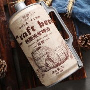 青岛特产 青麦 高麦芽浓度 精酿原浆白啤/黄啤 2L/4斤 不兑水/不稀释