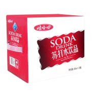 娃哈哈 无汽苏打水饮料 350ml*12瓶（甜味） 整箱装 弱碱性 （新老包装随机发货）