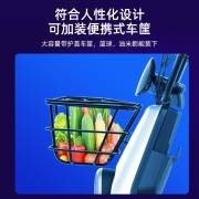 宝岛电动车新款新国标N5电动自行车可提出充电可上牌48V锂电电动车百公里长续航男女通用款电瓶车 极致灰配48V32A汽车级锂电池