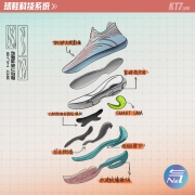 【KT7 low】安踏氮科技篮球鞋男2022夏季新款KT汤普森专业实战低帮透气运动鞋男官方旗舰 巴哈马-4 41