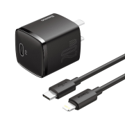 BASEUS 倍思 CCXFK20C 手机充电器 PD 20W快充套装