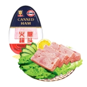 上海梅林 异型火腿猪肉罐头 午餐肉 中华老字号 340g（不含鸡肉）