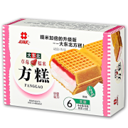 京东超市礼拜天雪糕 大东北草莓糯米口味方糕 冰淇淋网红冰棍 80g*6支*3件32.31元+运费，合10.77元/件