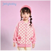 jellybaby 杰里贝比 女童秋季外套1-3岁宝宝秋装婴儿开衫春秋新款5儿童棒球服