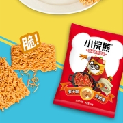 统一 小浣熊 销魂香辣蟹味 干脆面 30包 整箱装（新老包装随机发货）