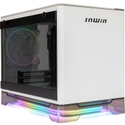 迎广(INWIN)A1 Lite 白色 Mini-ITX迷你电脑机箱(支持ITX主板/120水冷/配ASP风扇*2/可适配显卡/可背线)