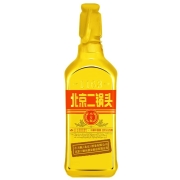永丰牌 北京二锅头白酒 出口小方瓶 永丰二锅头金瓶纯粮酒46度清香型500ml纯粮酒 500ml*6瓶整箱装