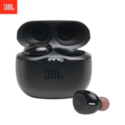 JBL TUNE125TWS 真无线蓝牙耳机 入耳式音乐耳机 双路连接 苹果华为小米手机通用 T120TWS升级版 宝石黑