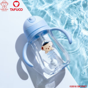 密封防漏！TAFUCO 泰福高 T5657 儿童水杯 泰迪蓝 300ml