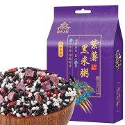 柴火大院紫薯黑米粥（杂粮 混合粥米 大米伴侣）1kg