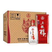 五粮醇 红淡雅清透瓶 浓香型白酒 50度 500ml*6瓶 整箱装
