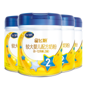 PLUS会员：FIRMUS 飞鹤 星飞帆 较大婴儿配方奶粉 2段 700g*4罐