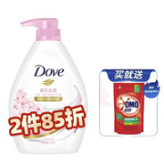Dove 多芬 滋养美肤沐浴乳 樱花甜香 1000g（赠洗衣液 480g）