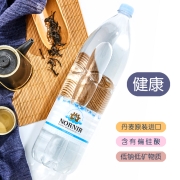 诺伦（NORNIR）丹麦进口 天然矿泉水2L*6瓶 饮用水 整箱装