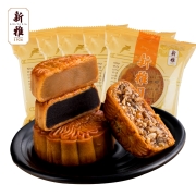新雅 多口味广式月饼 豆沙月饼 100g*4只