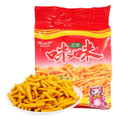 京东极速版：爱尚 咪咪虾条18g*10包 休闲零食