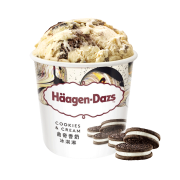 哈根达斯 曲奇香奶口味 冰淇淋 473ml*1*2件70元+运费、合35元/件