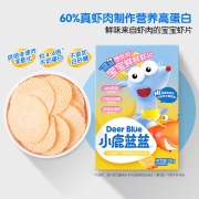 小鹿蓝蓝_宝宝鲜虾片 60%虾肉宝宝零食儿童虾片儿童零食独立包装 38g