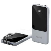 Yoobao 羽博 自带线充电宝 10000mAh 22.5W