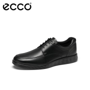 ECCO爱步务皮鞋男2022年新款舒适正装商务通勤德比鞋男 轻巧混合520324 黑色52032401001 41