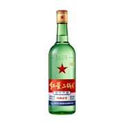 88VIP：红星 绿瓶 1680 二锅头 纯粮清香 56%vol 清香型白酒 500ml 单瓶装 *9件