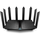TP-Link Archer AX90 Wi-Fi 6 千兆位三频无线路由器(4804 Mbps +1201 Mbps 5 GHz,574 Mbps 2.4 GHz,3 个千兆局域网端口,1×2.5 Gb/秒,HomeShield,OneMesh,Tether App)黑色